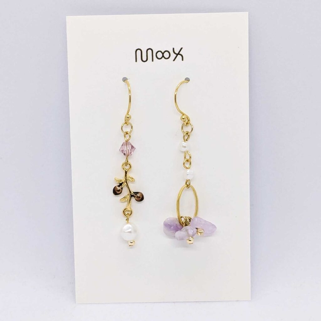 アシメピアスイヤリング